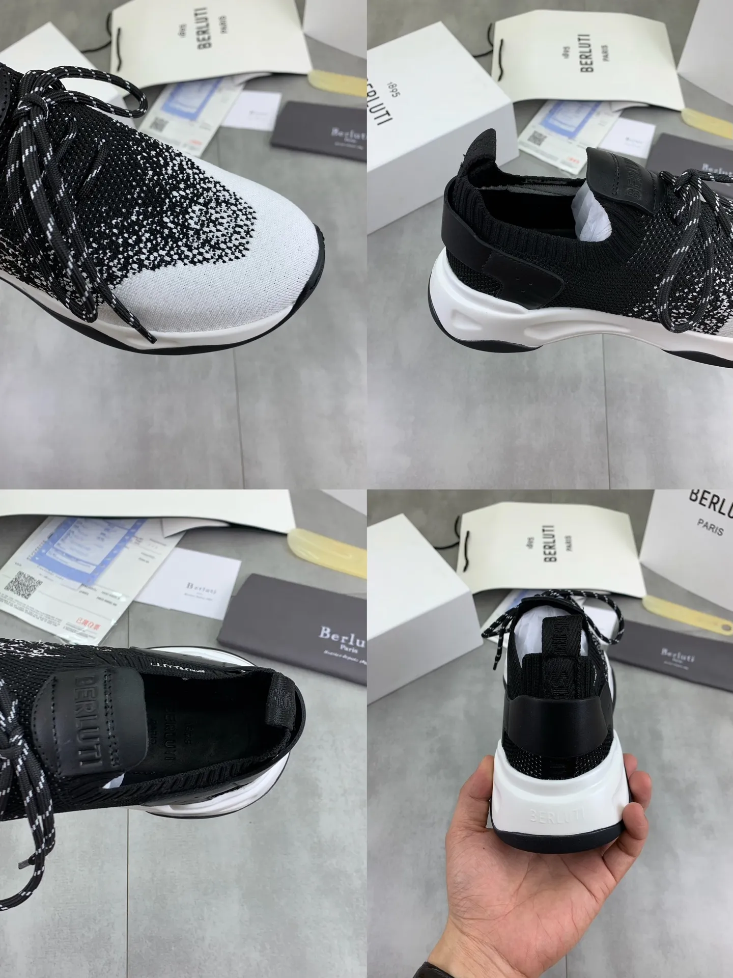 Factory price P680 💰Top purchasing quality💎💎Berlut* France's top men's shoes, the Berluti brand broke the rules in its debut and launched a new Edge shoe last. This model is hand-crafted with exquisite and fashionable fly-woven cowhide, a water-dyed cowhide lining, and an original color-blocked lightweight and wear-resistant rubber sole. This bold improvement of the iconic shoe last is of great significance to the creative work of its unique shape and edge width. On Alessandro shoes, this sharp-edged silhouette is made more see-through through Kris' bold and professional new Cloudy dyeing, making it classic and fashionable! Size: 39-45 (38 and 46 sizes can be customized)